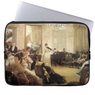 Hush, the Concert by James Tissot Fine Art Laptop Sleeve