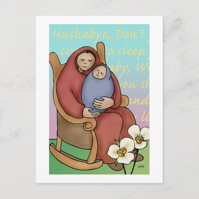 Hushabye Mama Postcard (Front)
