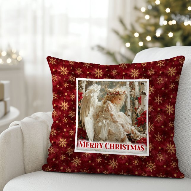 Hushed Cozy Angel Victorian Christmas Pillow Gift (Hushed Cozy Angel Victorian Christmas Pillow Gift)