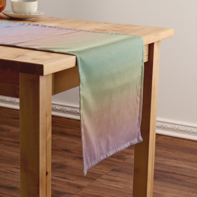  Hushed Pastel Field Long Table Runner (In Situ)