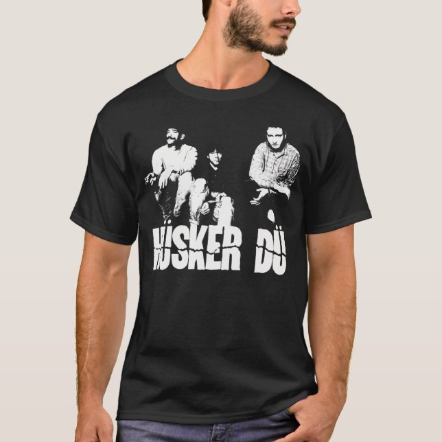 Husker Du - The White Stencil T-Shirt (Front)