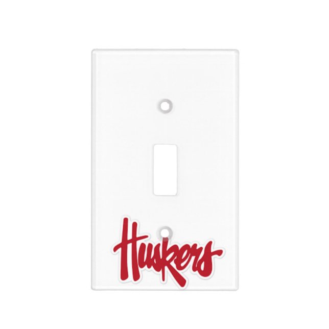 Husker light switch cover (Front)