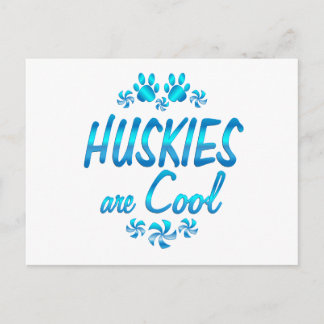 Huskies are Cool Postcard