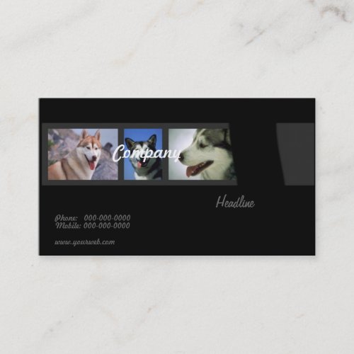 Huskies Business Card