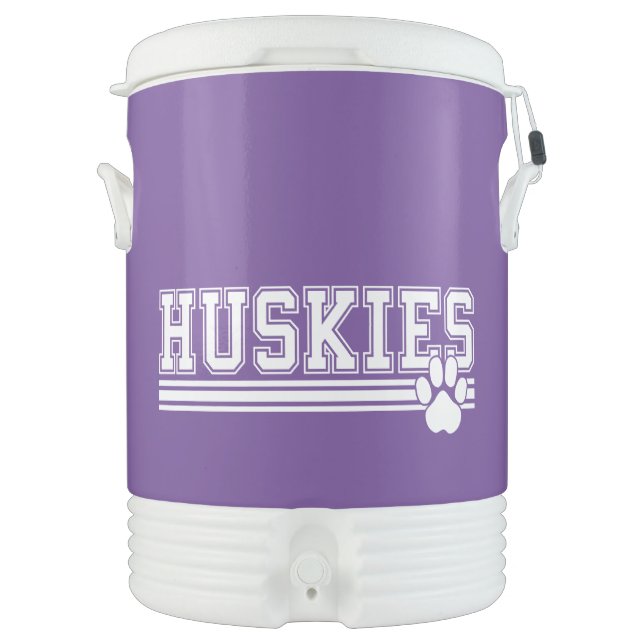 Huskies Igloo Cooler (Front)