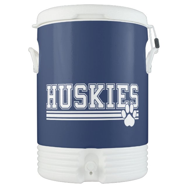 Huskies Igloo Cooler (Front)