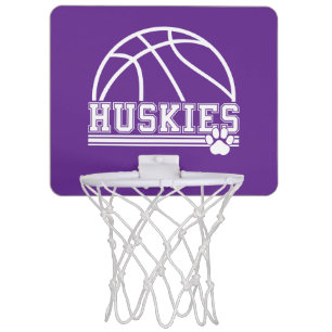 Huskies mini basketball hoop