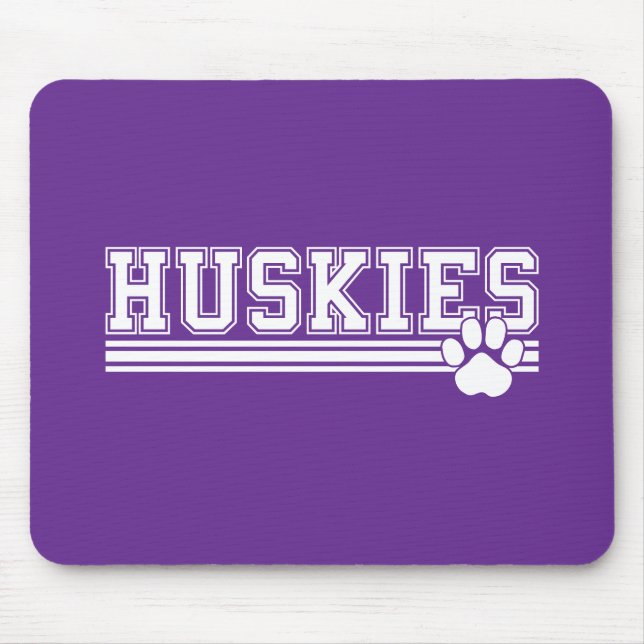 Huskies  mouse pad (Front)
