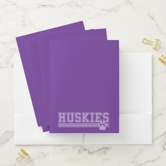 Huskies  pocket folder (In Situ)