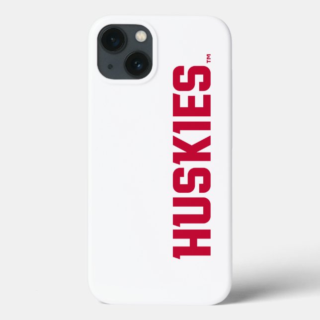 Huskies Wordmark Case-Mate iPhone Case (Back)
