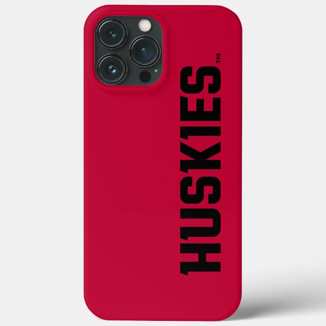 Huskies Wordmark Case-Mate iPhone Case (Back)