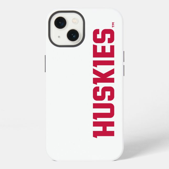 Huskies Wordmark Iphone Case (Back)