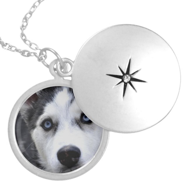 husky-54 locket necklace (Front)
