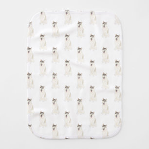 Husky Baby Burp Cloth