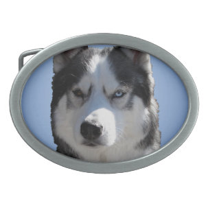 Husky Belt Buckle Husky Malamute Sled Dog Buckles
