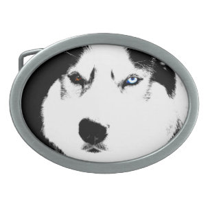 Husky Belt Buckle Husky Malamute Sled Dog Buckles