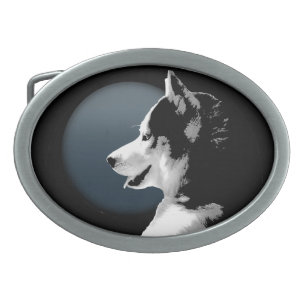 Husky Belt Buckle Siberian Husky Puppy Buckles