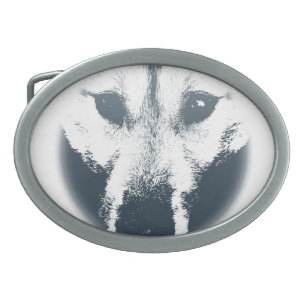 Husky Belt Buckle Siberian Wolf Puppy Buckles