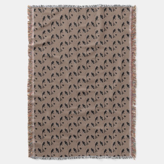 Husky Blanket Siberian Husky Dog Throw Blankets (Front Vertical)
