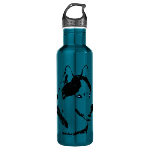 Husky Bottle Personalized Husky Dog Water Bottle