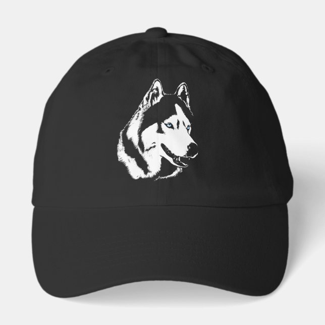 Husky Caps Sled Dog Caps Siberian Husky Hats Gift (Front)