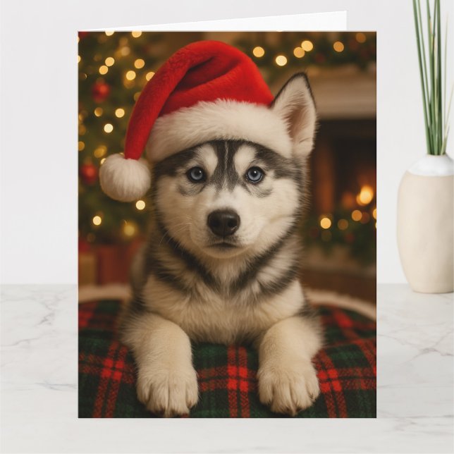 Husky Christmas Card (Front)