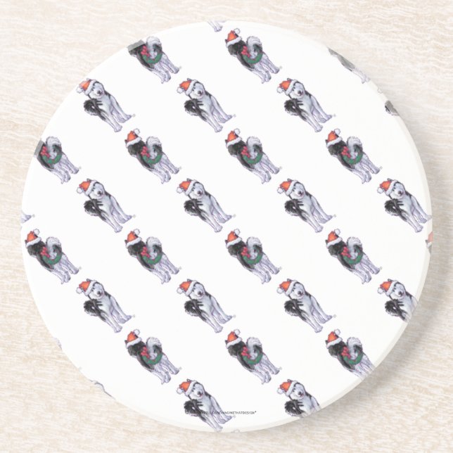Husky Christmas Coaster (Front)
