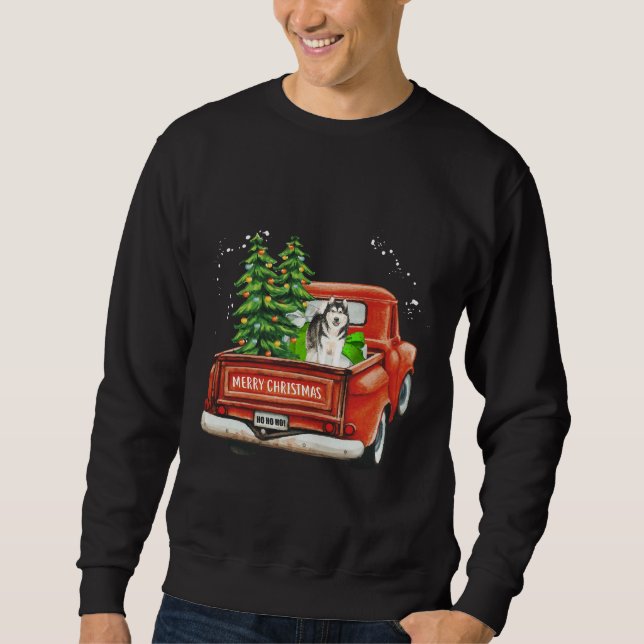 Husky Christmas Essential   Sweatshirt (Front)