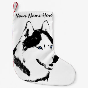 Husky Christmas Stocking Personalized Dog Stocking