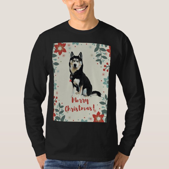 Husky Christmas       T-Shirt (Front)
