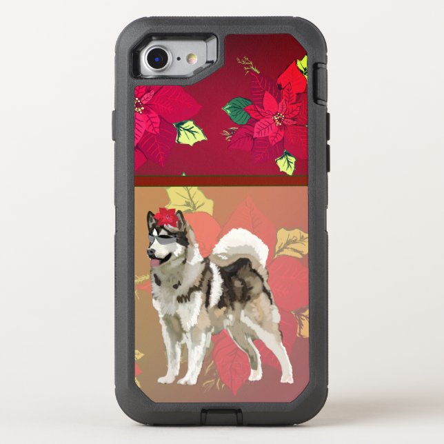 Husky Chrsitams Phone Case (Back)