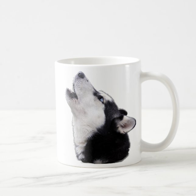 husky coffee mug (Right)
