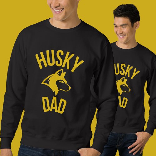 Husky Dad Dog Dad Sweatshirt