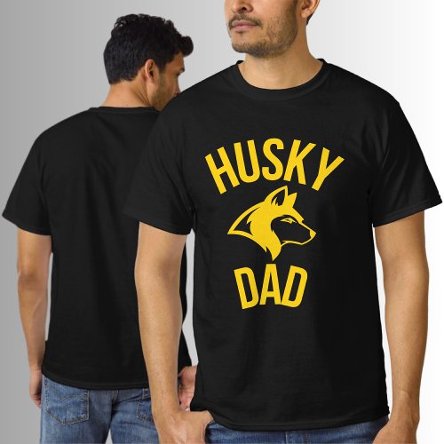 Husky Dad Dog Dad T_Shirt