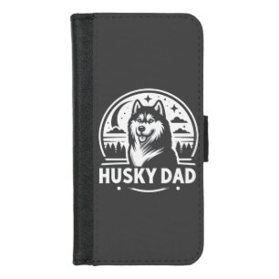 Husky Dad Gift Dog Owner Siberian Huskies Father iPhone 8/7 Wallet Case