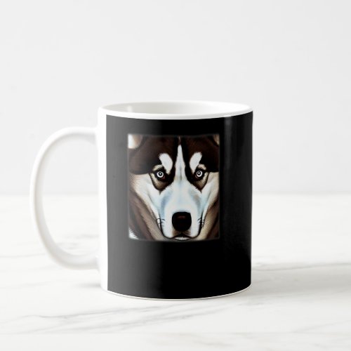 Husky design dog imprint artwork face with Siberia Coffee Mug