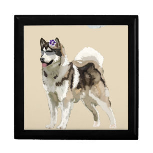 Husky Dog  Art  Apple iPhone 8/7, Barely There Gift Box