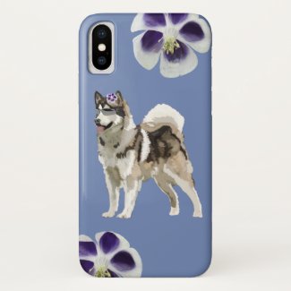Husky Dog  Art Apple iPhone X, Barely There