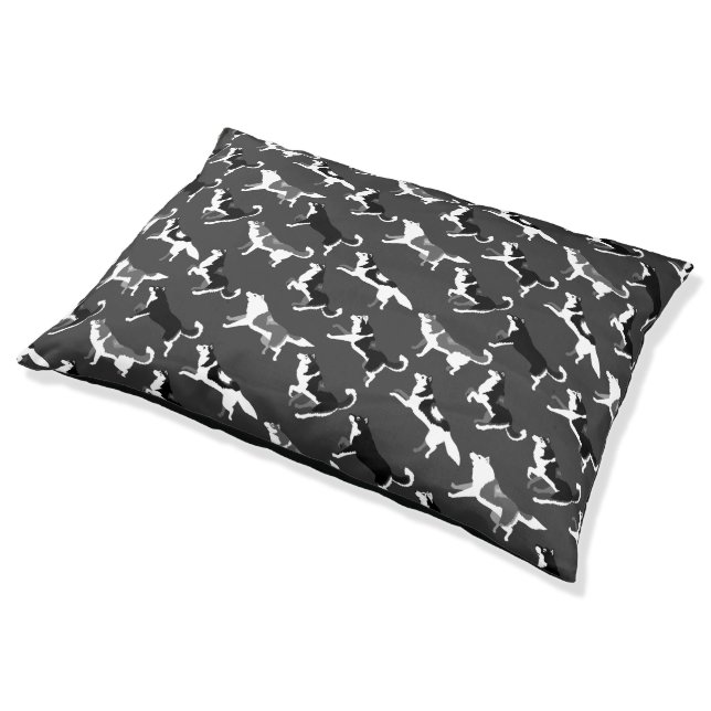 Husky DOg Bed Siberian Husky Dog Team Pet Beds (Angled)