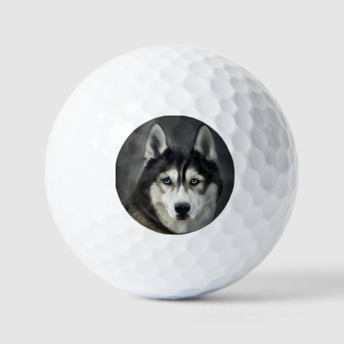Husky Dog Big Dog Animal Pet Golf Balls