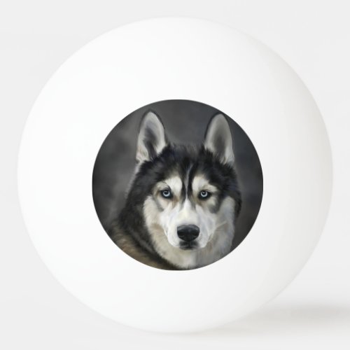 Husky Dog Big Dog Animal Pet Ping Pong Ball