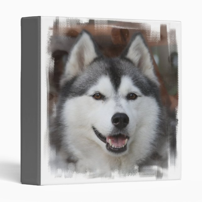 Husky Dog Binder (Front/Spine)