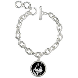 Husky Dog Bracelet Siberian Husky Charm Bracelet