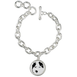 Husky Dog Bracelet Siberian Husky Charm Bracelet