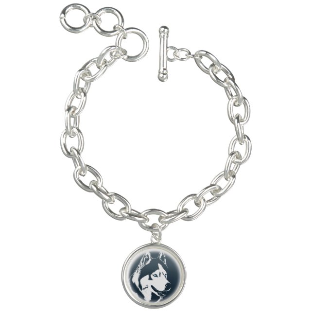 Husky Dog Bracelet Siberian Husky Charm Bracelet (Product)