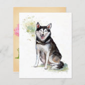 Husky dog Canvas (Front/Back)
