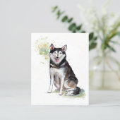Husky dog Canvas (Standing Front)