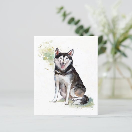 Husky dog Canvas (Standing Front)