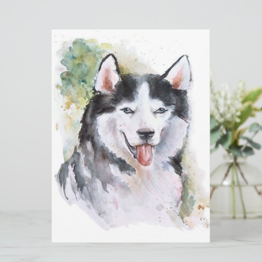 Husky dog Canvas (Standing Front)
