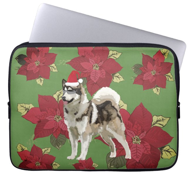 Husky Dog Christmas Case (Front)